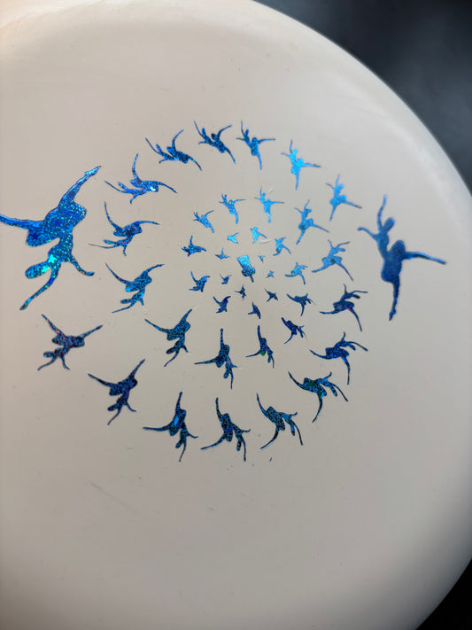 Ballerina Blue Star Foil Soft Magnet