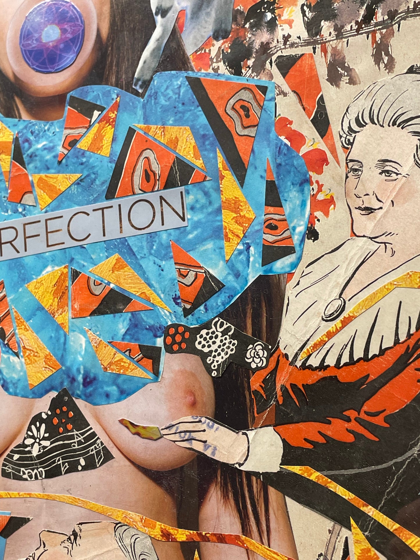 Perfection - Handwoven Recycled Collage