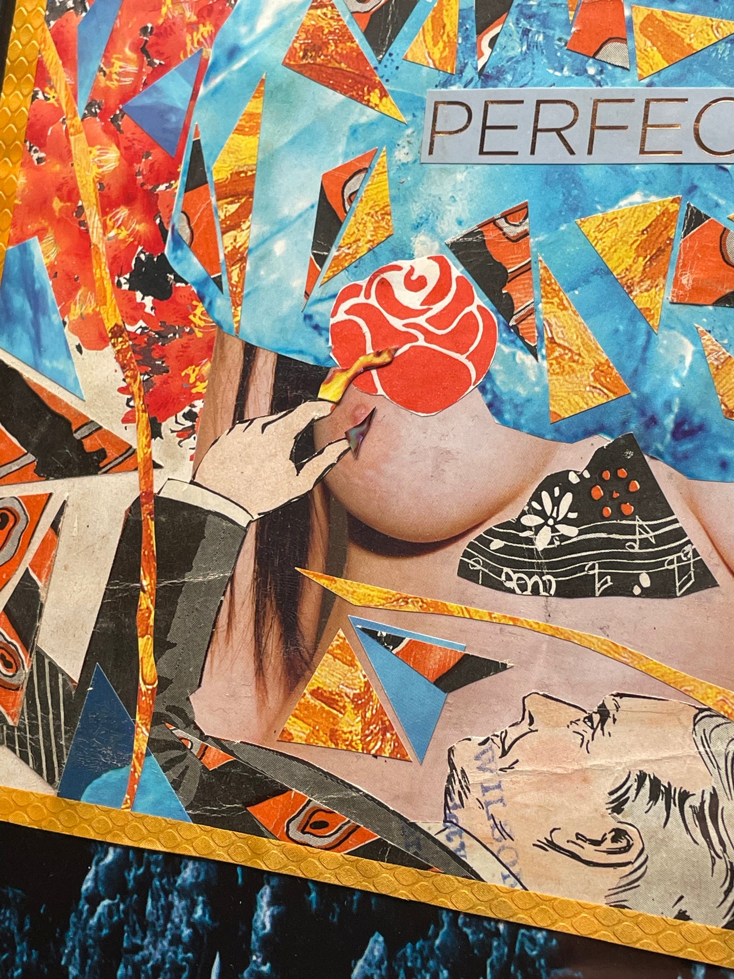 Perfection - Handwoven Recycled Collage