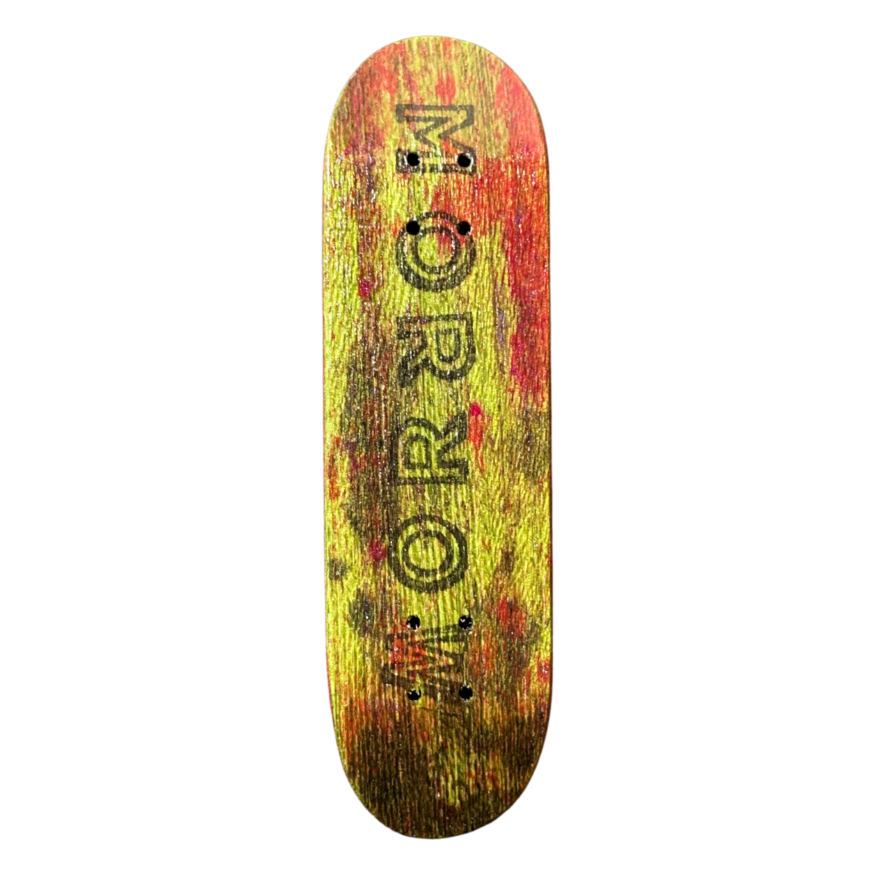 25mm Cracked Green/Red MORROW Stamp
