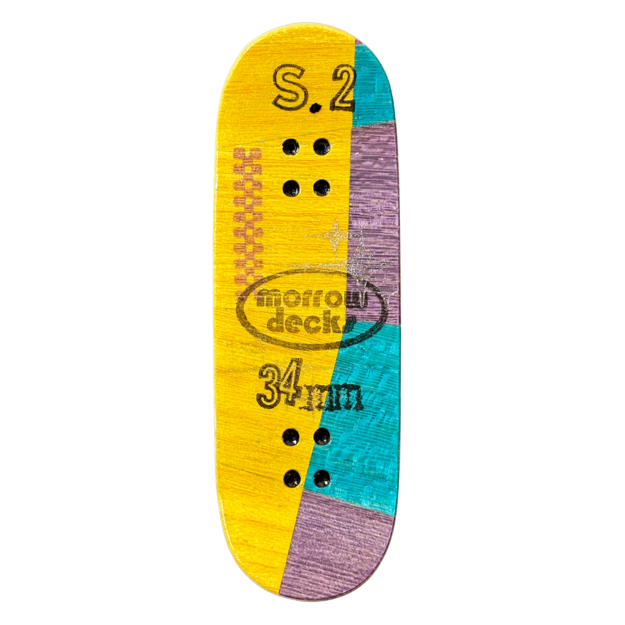 34mm S.2 Yellow/Purple/Blue Split