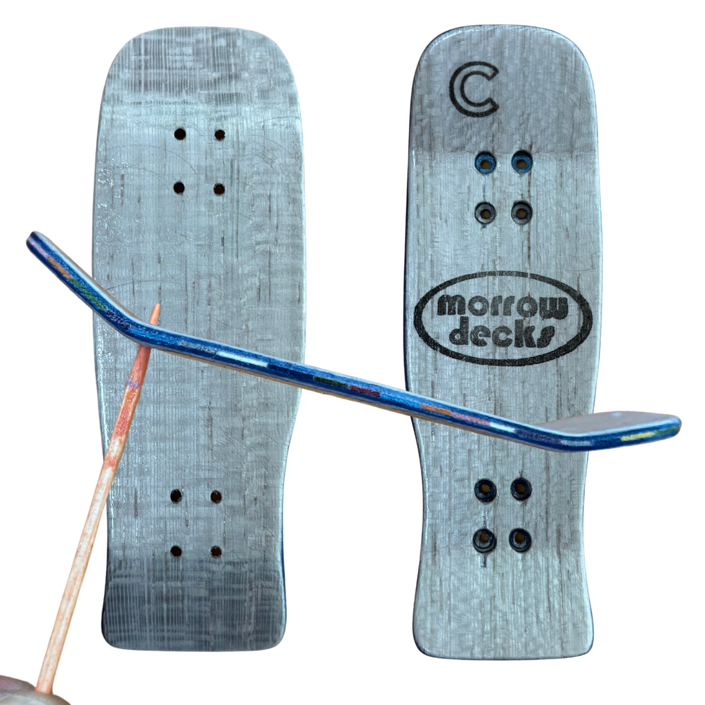 30.5mm Gray Internal Rainbow Split Deck Cracked Mold