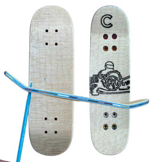 26.5mm Maple Internal Rainbow Split Deck Cracked Mold