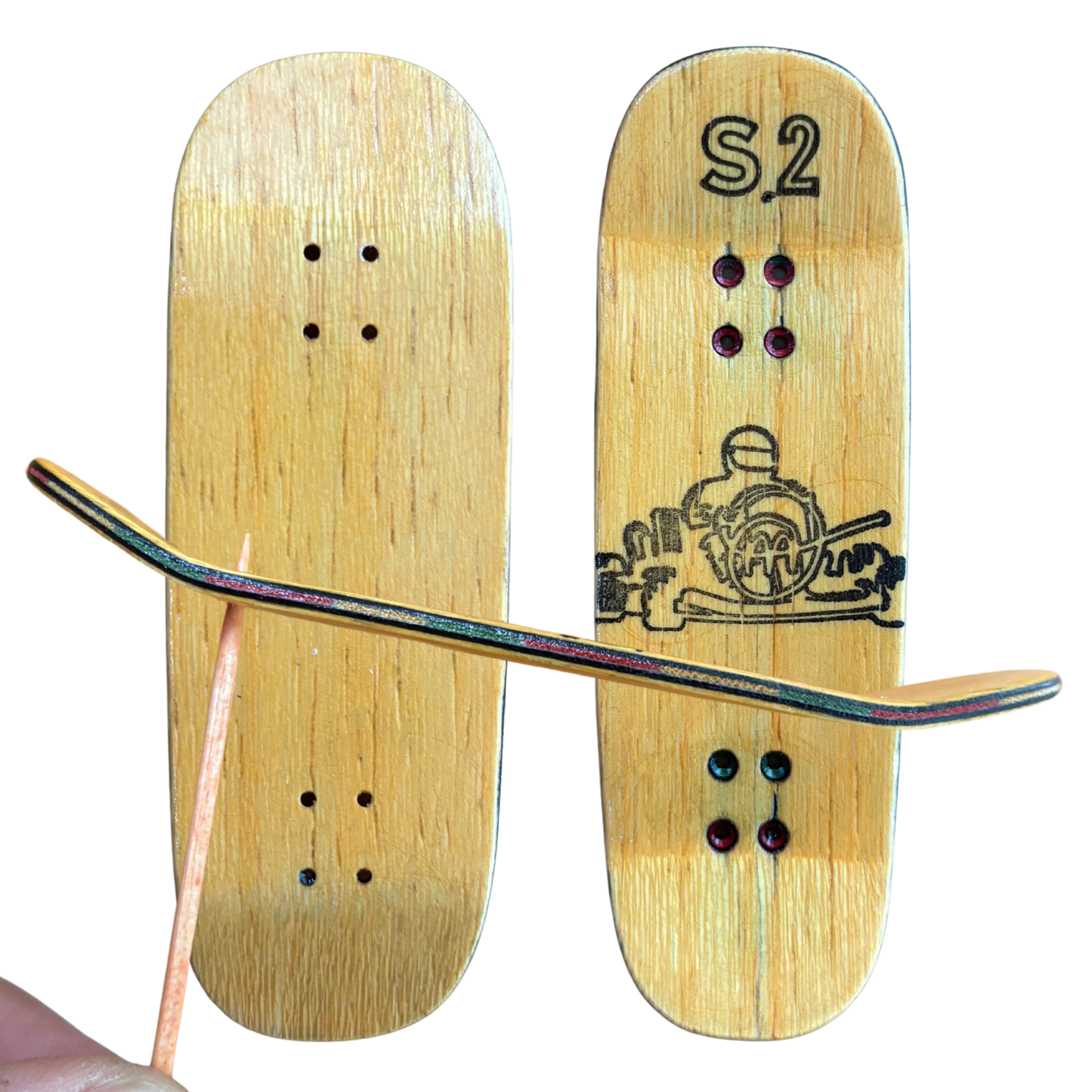 34mm Yellow Internal Rasta Split Deck S.2 Mold