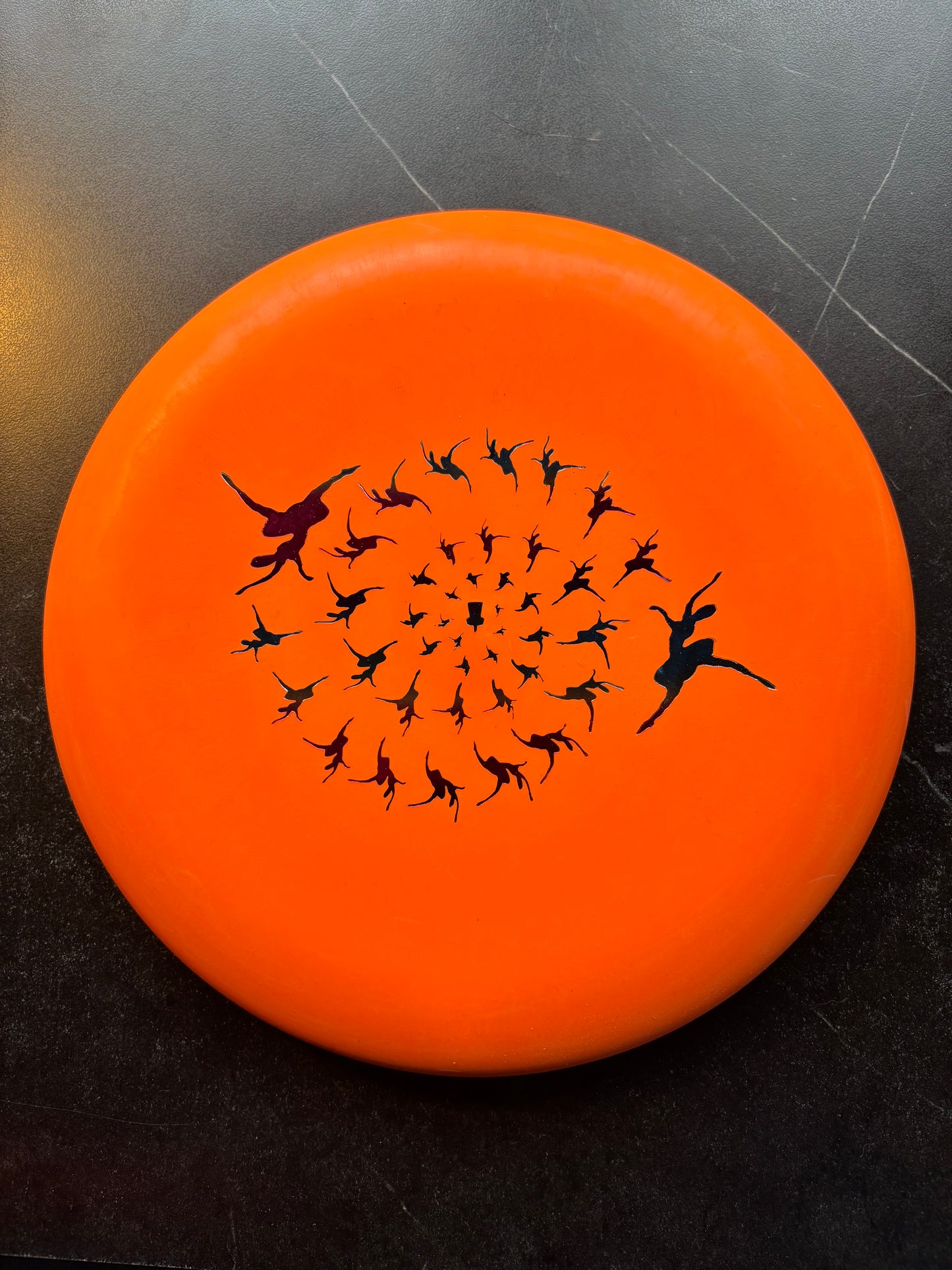 Ballerina Orange Splash Foil Soft Magnet