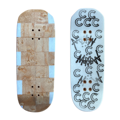 35mm White/Maple Split Deck Cracked Mold