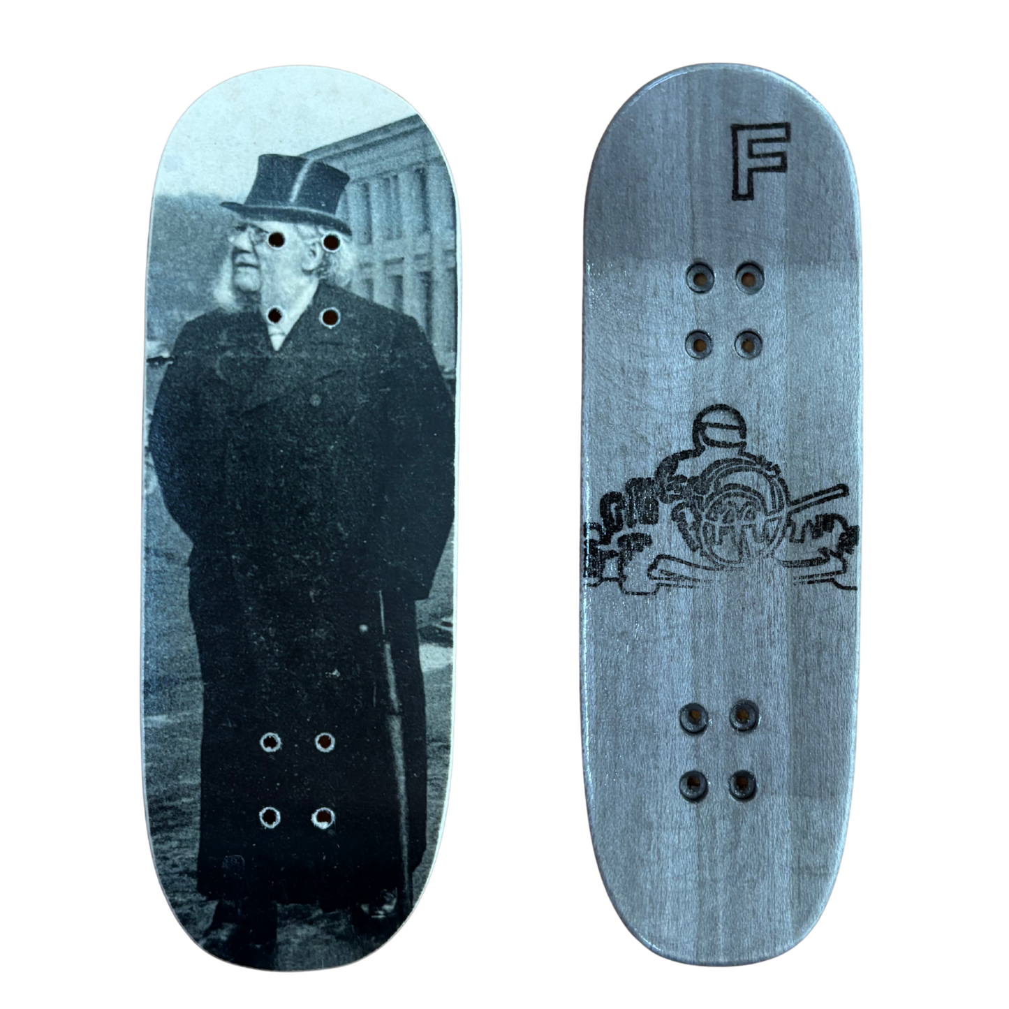 32.5mm Tophat Postcard Series Graphic Deck FUNctional Mold