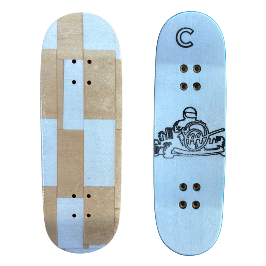 31.5mm White/Maple Split Deck Cracked Mold