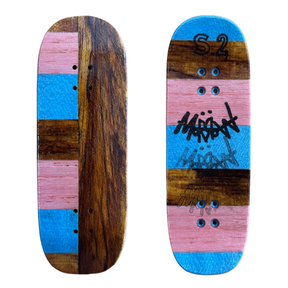 34mm Exotic Pink/Blue Split Deck S.2 Mold