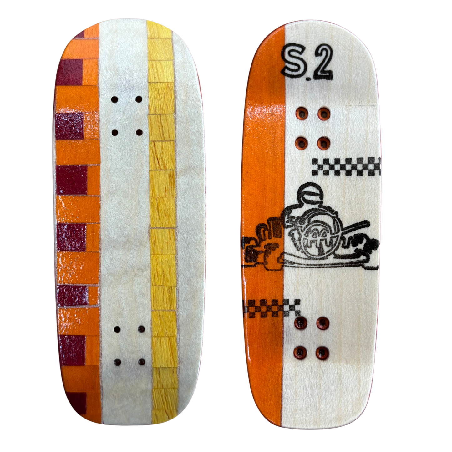 36mm Red/Orange Split Deck S.2 Mold