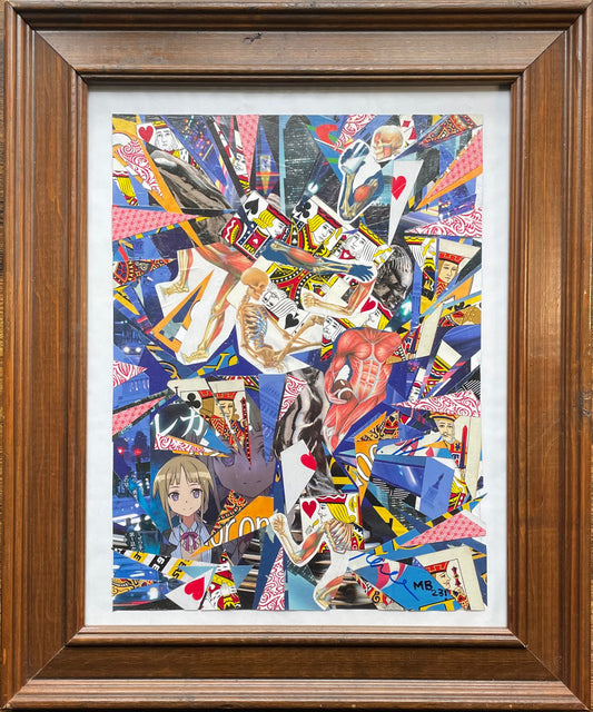 Super Health - Handmade Recycled Collage